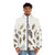 Owls Puffer Jacket featuring a variety of owl designs, perfect for nature-inspired outerwear - men front