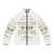 Steven Spielberg Director's Puffer Jacket featuring iconic movie logos and designs