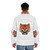 Colorful tiger print puffer jacket - men back
