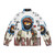 Ticci Toby creepypasta character puffer jacket with watercolor fan art illustration - Back