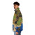 Age Of Empires gaming puffer jacket with retro video game graphics - men side left
