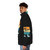 Outdoor puffer jacket with Outer Banks, North Carolina design - men side left