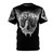 Vintage-style black metal cat graphic tee with occult and tattoo inspired design