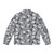 African Grey Parrots Puffer Jacket featuring a vibrant pattern - Back