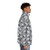 African Grey Parrots Puffer Jacket featuring a vibrant pattern - men side right