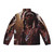 Three Chiefs Puffer Jacket featuring Native American-inspired design - Back