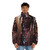 Three Chiefs Puffer Jacket featuring Native American-inspired design - men front