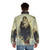 Our Lady Virgin Mary and Angels Puffer Jacket - men back