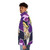 Adventure Puffer Jacket with Cartoon Characters - men side left