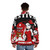 A puffer jacket featuring the New Donk City Festival from the video game Super Mario Odyssey - men back