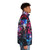 Vibrant abstract Devil May Cry V Dante Ultimate Puffer Jacket - men side right