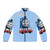 A cozy puffer jacket featuring the beloved Thomas the Tank Engine character