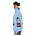 A cozy puffer jacket featuring the beloved Thomas the Tank Engine character - men side left