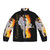 Oso Tayari Casel Puffer Jacket featuring Champion Spirit design for martial arts enthusiasts