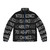 Gomez Addams Puffer Jacket with Addams Family Inspired Design