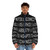 Gomez Addams Puffer Jacket with Addams Family Inspired Design - men front