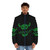 Ork Waaagh Puffer Jacket - Warhammer 40k Inspired Outerwear for Tabletop Fans - men front