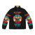 Actuary Gamer Puffer Jacket with Retro Vintage Sunset Design