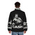 Vintage Johnny Cash inspired "The Cash Face" puffer jacket - men back