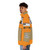 Orange Amp Amplifier Retro Puffer Jacket - men side left