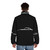 Opel GT Silhouette Puffer Jacket featuring the iconic side profile of the classic sports car - men back