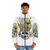 Nightmare Before Christmas Oogie Boogie Loops Puffer Jacket featuring Jack Skellington and spooky design - men front
