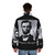 Abraham Lincoln inspired oversized puffer jacket with "Original Gangster" design - men back