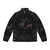 Deers in the moonlight puffer jacket with botanical and floral designs - Back