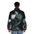 Puffer jacket inspired by the World of Warcraft Lich King Deathknight - men back