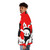 Grim Reaper kitten puffer jacket with skull and death-themed design - men side left