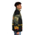 Never Forgotten Military Puffer Jacket with Vietnam Veteran Emblem - men side right