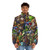 Digital Terraria Pets Puffer Jacket featuring cute video game animal minion mount - men front