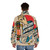 Death Cab For Cutie Puffer Jacket with band logo and album artwork - men back