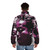 Ol Dirty Bastard graffiti puffer jacket - men back