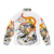 Okami Amaterasu Puffer Jacket featuring Japanese wolf design - Back