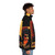 Bob Dylan puffer jacket with classic folk music design - men side right