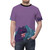 A dark violet t-shirt featuring a panther graphic inspired by the popular TV show Gravity Falls. - men front