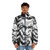 David Lynch inspired puffer jacket with surreal design - men front