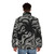 Octopus puffer jacket with intricate Minoan-inspired design - men back
