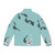 A Silent Voice Koi Fish Puffer Jacket featuring minimalist koi fish design - Back