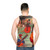 Classic 'Music From Big Pink' unisex tank top with guitar, drums, and piano - men back