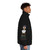 Occupations puffer jacket with various career icons - men side right