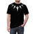 Panther necklace graphic printed on a high-quality black t-shirt - men front