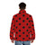 Cute ladybug puffer jacket with polka dot pattern and ladybug details - men back