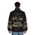 Data Base Design Analyst Puffer Jacket with Typographic Design - men back