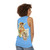 Vintage music angel cherubs unisex tank top - women back