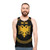 Unisex tank top with Albanian flag and double headed eagle design - men