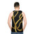 Gold chains unisex tank top - men back
