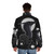 Darkstalker Wings of Fire Puffer Jacket featuring a dragon-inspired design - men back