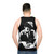 Stu Ungar Poker Legend Unisex Tank Top - men back